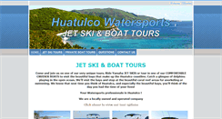 Desktop Screenshot of huatulcowatersports.com